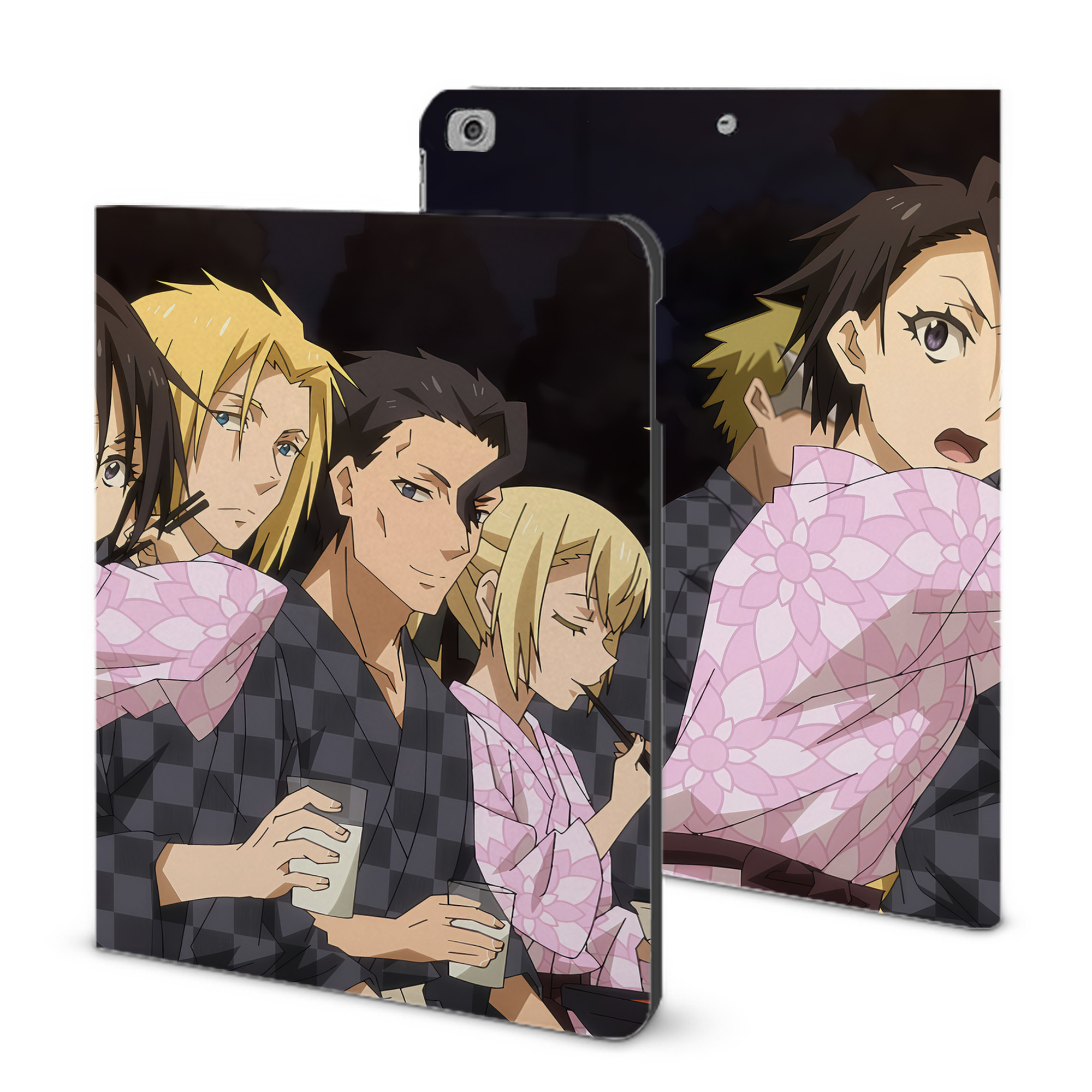 （画像用） 転スラ Regarding Reincarnated to Slime IPad ケース ブック型 PUレザー TPU 耐衝撃 軽量 薄型 ペン収納なし 全面保護 IPad 各モデル対応
